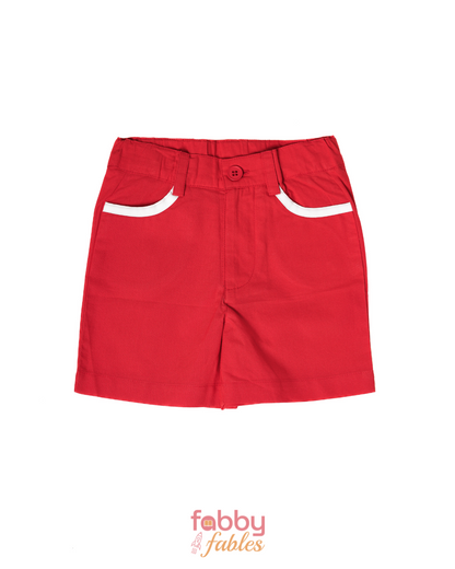 King of Hearts Red Shorts